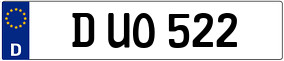 Truck License Plate